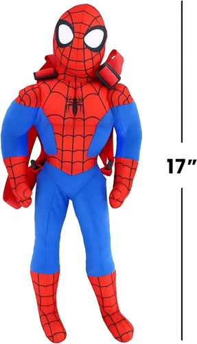 Vista 6 de Marvel Spider-Man - Mochila de felpa de 17 pulgadas