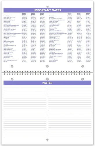 Vista 6 de AT-A-GLANCE 2025 Wall Calendar,8-1/2" x 11",Small,Unruled Blocks,Monthly (PM1702825),(Pack of 12)