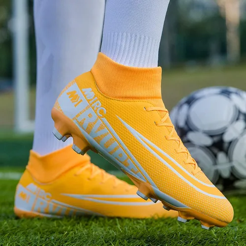 Vista 6 de Zquaus Tacos de fútbol para hombre zapatos de fútbol atléticos para caminar tacos Ag para entrenamiento al aire libre