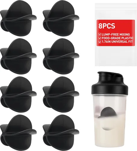 Vista 7 de Hydro2Go Bolas de mezcla de plástico para botellas de bebidas deportivas, mezclador de proteínas, mezcladores de botellas Better Than Wire