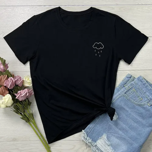Vista 2 de BLACKMYTH Camiseta divertida gráfica para mujer, lindas camisetas para adolescentes