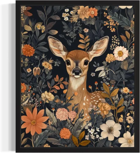 Vista 22 de Póster de Arte de Murciélago, Estilo William Morris Retro de Mediados de Siglo Botánico Victoriano Academia Oscura Decoración Gótica Galería 10a