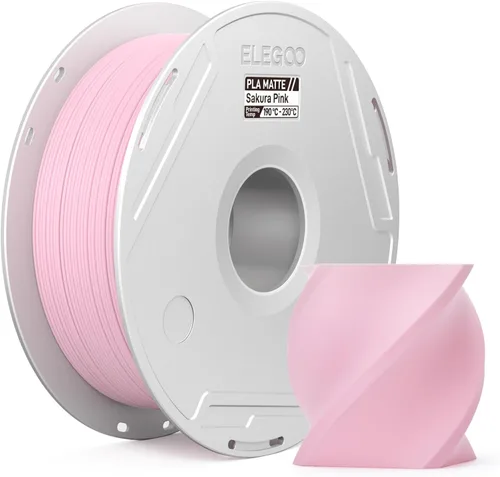 Vista 17 de ELEGOO Filamento de ácido poliláctico (PLA) mate 1.75mm Beige 1KG, filamento de impresora 3D de alta precisión, carrete de 1kg (2.2lbs) Compatible