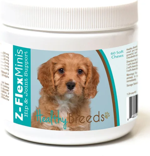 Vista 50 de Healthy Breeds Affenpinscher Z-Flex Minis - Masticables suaves para cadera y articulaciones, 60