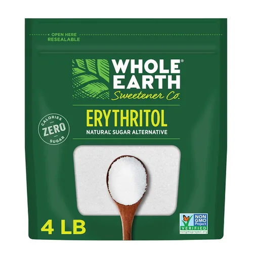 Vista 2 de WHOLE EARTH - Paquete de edulcorante de eritritol y stevia y fruta de monje (4 libras + 9.8 onzas)