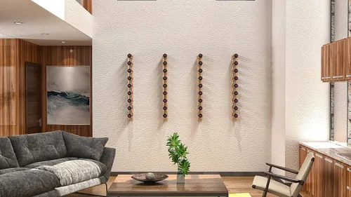 Vista 4 de VintageView Vino Rails Flex Wine Rack (Gunmetal, botellas estándar (25.4 fl oz))
