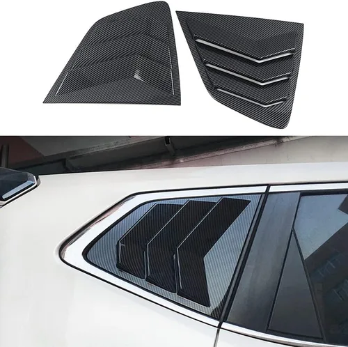 Vista 8 de BOYUER Para Nissan Rogue 2014-2020 Estilo Carreras Laterales Traseras Laterales Rejillas de Estilo Deportivo Cubierta de Rejillas de Cucharada