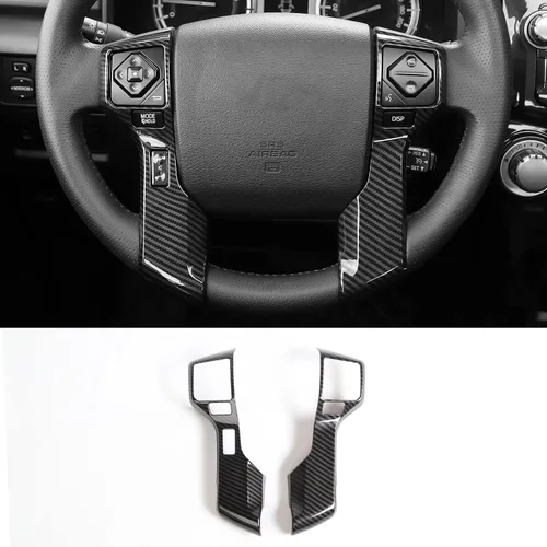 Vista 10 de Voodonala Funda decorativa para volante de 4Runner para Toyota Tacoma 2014-2021 Tundra Sequoia 2018-2021 Toyota 4Runner SUV 2010-2021