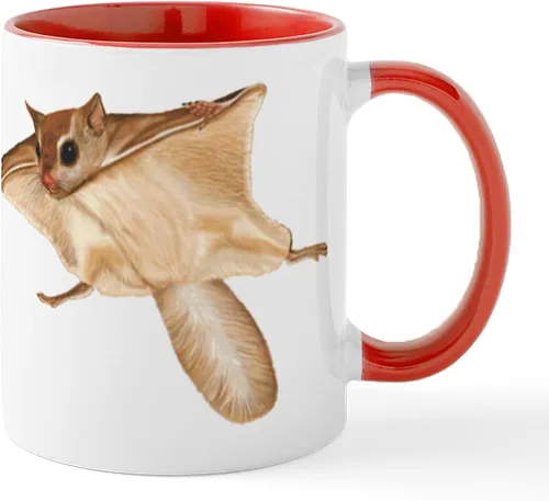 Vista 62 de CafePress Taza navideña de ardilla de 11 oz (11.0 fl oz) taza de café de cerámica
