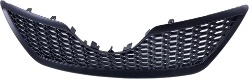 Vista 2 de CarPartsDepot Parrilla superior pintada frontal negra sin emblema compatible con Toyota Camry Sedan 2007-2009 SE modelos 5310106180C0 TO1200291