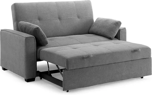 Vista 5 de Night & Day Muebles Nantucket Sofá cama gris claro completo
