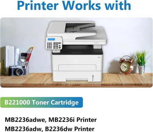 Vista 2 de B221000 Cartucho de tóner negro (paquete de 1) - Compatible B2236 Cartucho de tóner negro de alto rendimiento de repuesto para impresora Lexmark