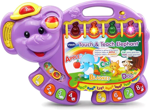 Vista 7 de Libro VTech Touch para aprender y tocar en forma de elefante, Azul