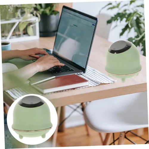 Vista 6 de Amosfun Mini bote de basura con tapa, compacto para escritorio, cocina, baño, dormitorio