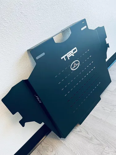 Vista 3 de Protector antirrobo, protector de cubierta, defensor, compatible con Toyota Tacoma 2WD 2016-2023 con textura negra con recubrimiento en polvo