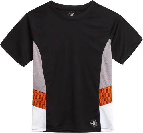Vista 6 de Body Glove Conjunto de pantalones deportivos para niños, camiseta de manga corta, pantalones deportivos de forro polar y pantalones cortos de 4