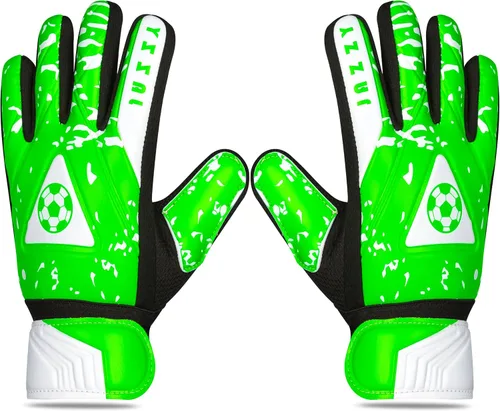 Vista 13 de Guantes de portero juvenil con doble protección para la muñeca, material de látex antideslizante