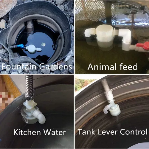 Vista 7 de Válvula de flotador de 1/2 pulgada, la caja de control de nivel de agua es una versión mejorada de la válvula de flotador tradicional, utilizada