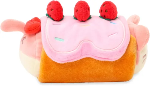 Vista 3 de Anirollz Roll Cake Kittiroll - Almohada de peluche, gatito kawaii, 6 pulgadas