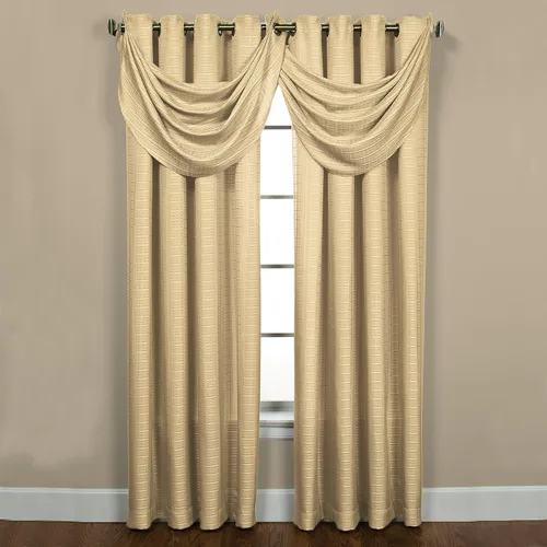 Vista 15 de SKL Home Sutton Cenefa para ventana, 18 x 38 pulgadas, Burdeos