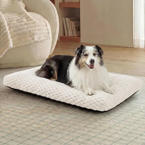 Vista 10 de Bedsure Cama lavable para perros de gran tamaño, forro polar de burbujas Gris