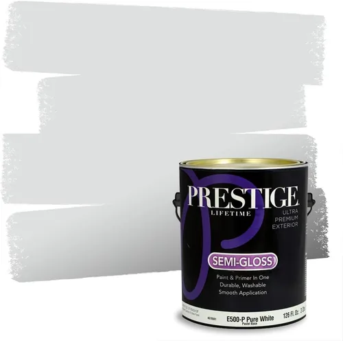 Vista 44 de Pintura 2 en 1, para primera mano y para exterior, de Prestige Paints, E100-P-871BM