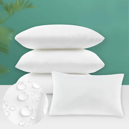 Vista 11 de Codi Juego de 2 rellenos de almohada para exteriores de 18 x 18 pulgadas, almohadas impermeables para muebles de patio