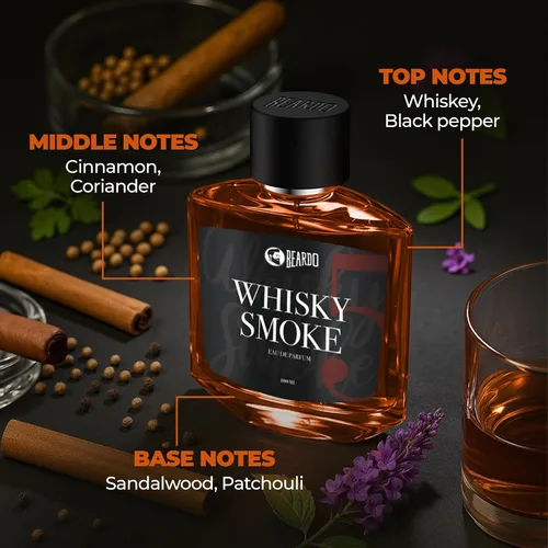 Vista 3 de BEARDO Whisky Smoke Eau De Parfum para Hombre 3.4 fl oz (3.4 fl.oz.)