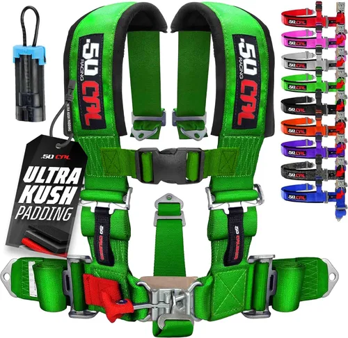 Vista 14 de 5 Point Harness for Bucket Seat & Bypass Plug for Bucket Seat, 9 Color Options, Compatiable with Canam, Racing Harness, UTV