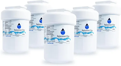 Vista 2 de Denali Pure Paquete de 5 filtros de agua de repuesto para refrigerador, compatible con cartucho de filtro de agua GE PSS26SGRBSS, MWF, MWFP