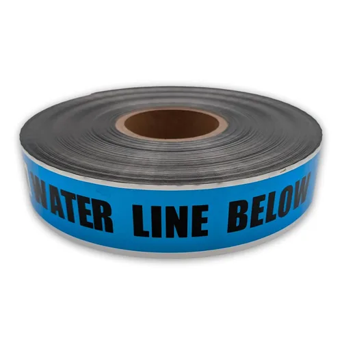 Vista 4 de ACE Supply Cinta detectable de línea de agua subterránea, cinta subterránea detectable - 2 pulgadas x 1000 pies de longitud, 5 mil - Cinta