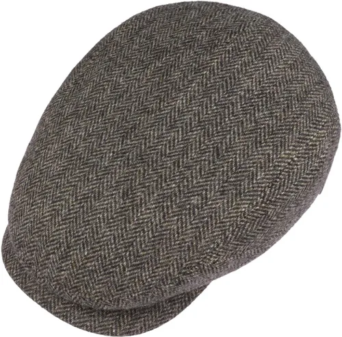 Vista 4 de Stetson Belfast Gorra plana de lana con pico espiga para hombre Otoño Invierno