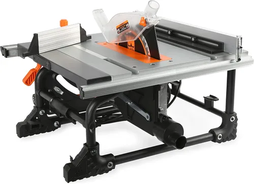 Vista 5 de WEN TT0811 Sierra de Mesa Compacta para Banco de Trabajo de 11 Amperios y 8.25 Pulgadas, Negro