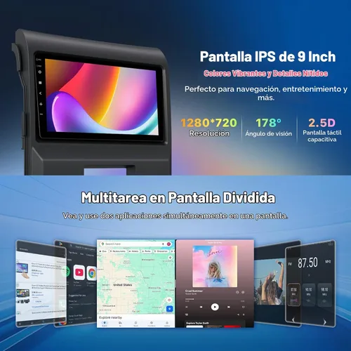 Vista 5 de Eonon Estéreo de coche Android de 9 pulgadas para Ford F150 FDF1X7A 2009