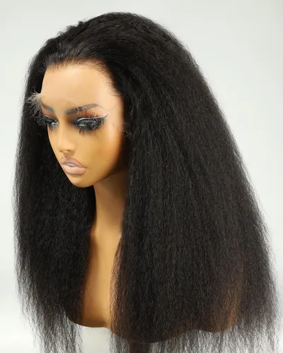 Vista 27 de BEEOS - Peluca frontal encaje HD 13x6 ondas corporales densidad 180% cabello humano nudos decolorados 18 pulgadas