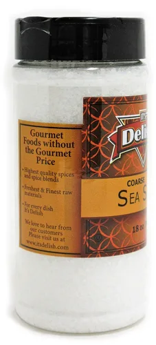 Vista 2 de Its Delish - Sal marina gruesa de grado alimenticio, 18 onzas