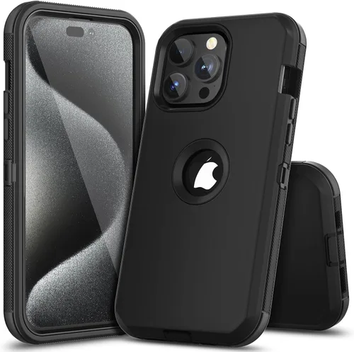 Vista 24 de COOYA Funda para iPhone Air de Protección Completa del Cuerpo contra Caídas, Funda Resistente a Prueba de Golpes de 3 Capas, Híbrida de Servicio