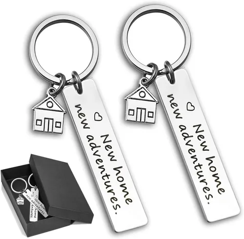 Vista 8 de Our First Home Keychains New House Keychain New Home Keychain House Keychain House Keychain 2023 Houseopening Gift