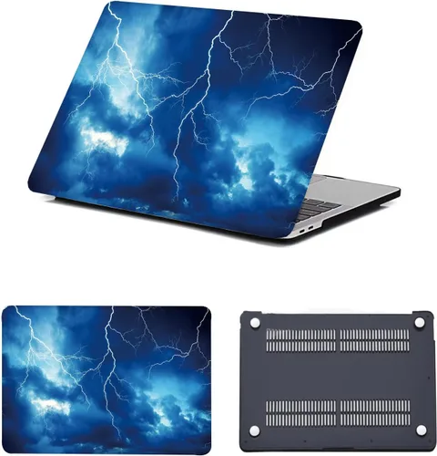 Vista 26 de Funda protectora para MacBook Air de 11 pulgadas 2015 2014 2013 2012 2011 2010 A1465 A1370, diseño de patrón de plástico, funda para laptop