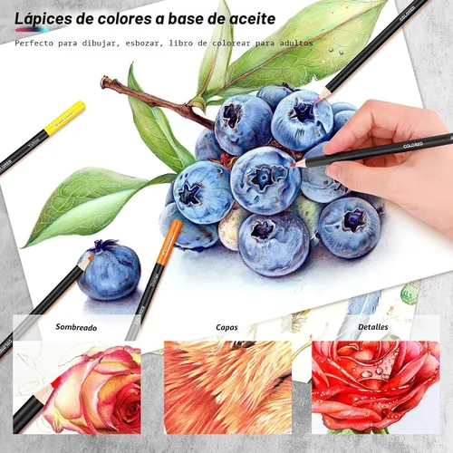 Vista 7 de Soucolor Paquete de 73 suministros de arte para adultos, regalos de artistas, suministros escolares, lápices de dibujo con cuaderno de bocetos