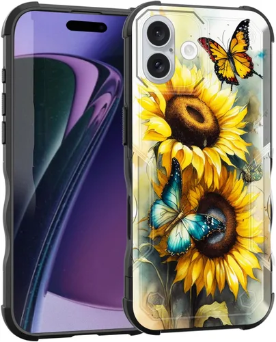 Vista 197 de Funda para iPhone Air, [doble capa] [protección contra caídas de grado militar de 10 pies] Funda resistente a prueba de golpes para iPhone Air