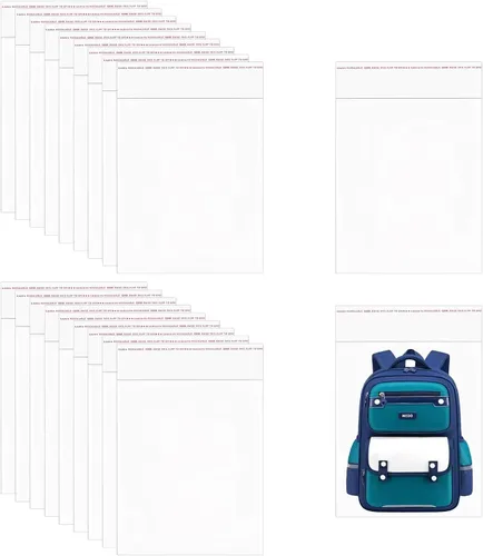 Vista 6 de Bolsas de celofán de plástico autosellantes de 6 x 9 pulgadas, 100 bolsas transparentes para violonchelo, bolsas de polietileno resellables de 2 mil