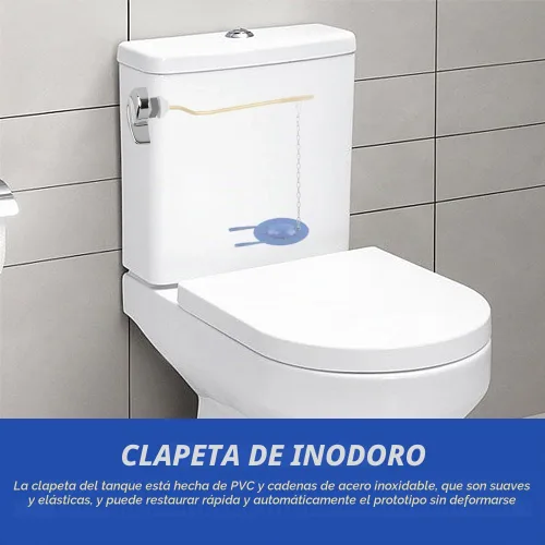 Vista 5 de Kit de reemplazo universal de mango de inodoro, palanca de viaje de inodoro de montaje lateral/angular, acero inoxidable (plata)