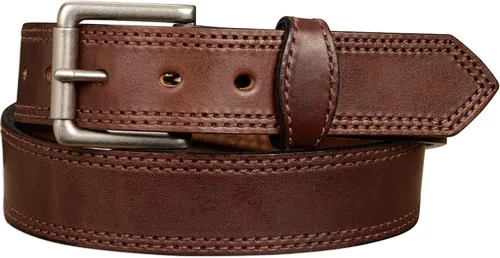 Vista 7 de Cinturones Bullhide Cinturón de cuero para hombre de 1.5 pulgadas Negro