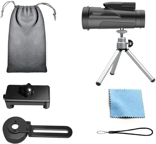 Vista 5 de High Power Binoculars, Monocular Telescope, Monocular Telescope for Adults, 12X50 High Power Prism Monocular, Compact Waterproof Monoculars with