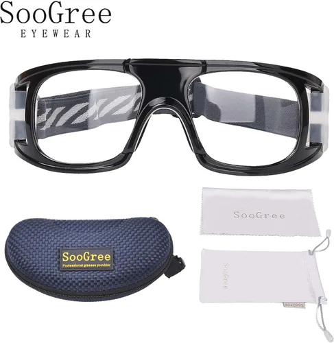 Vista 5 de SooGree Gafas deportivas para hombre, gafas protectoras antivaho para baloncesto