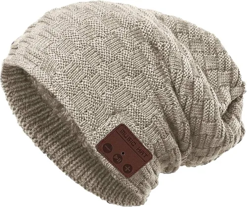 Vista 11 de Gorro Bluetooth para mujeres y hombres, inalámbrico con auriculares, con música, gorro de invierno, gorro inteligente con auriculares musicales Negro