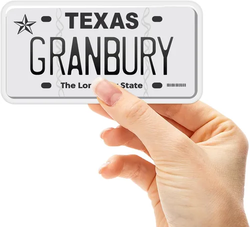 Vista 54 de Calcomanía para placa de matrícula de Texas, elige entre más de 50 ciudades de TX, calcomanía para parachoques de Texas para automóvil, calcomanías