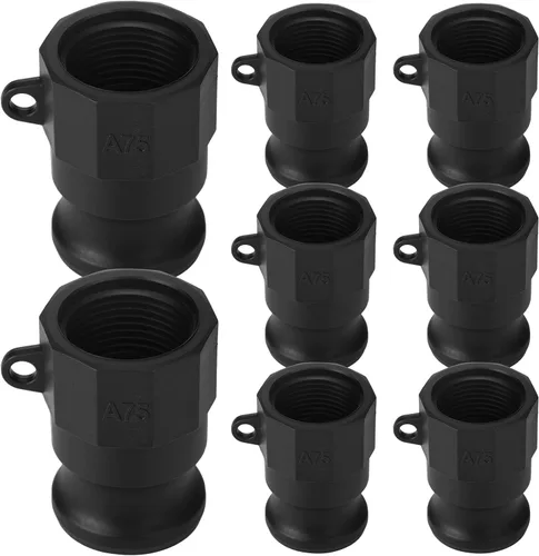 Vista 9 de Klyyo - Juego de 4 accesorios de Poly Camlock de 2 pulgadas macho x hembra