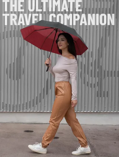 Vista 111 de REPEL Windproof Travel Umbrella - Compact & Withstands Winds up to 85MPH , Strongest Premium Auto Folding Umbrella for Rain and Sun - Durable, Light